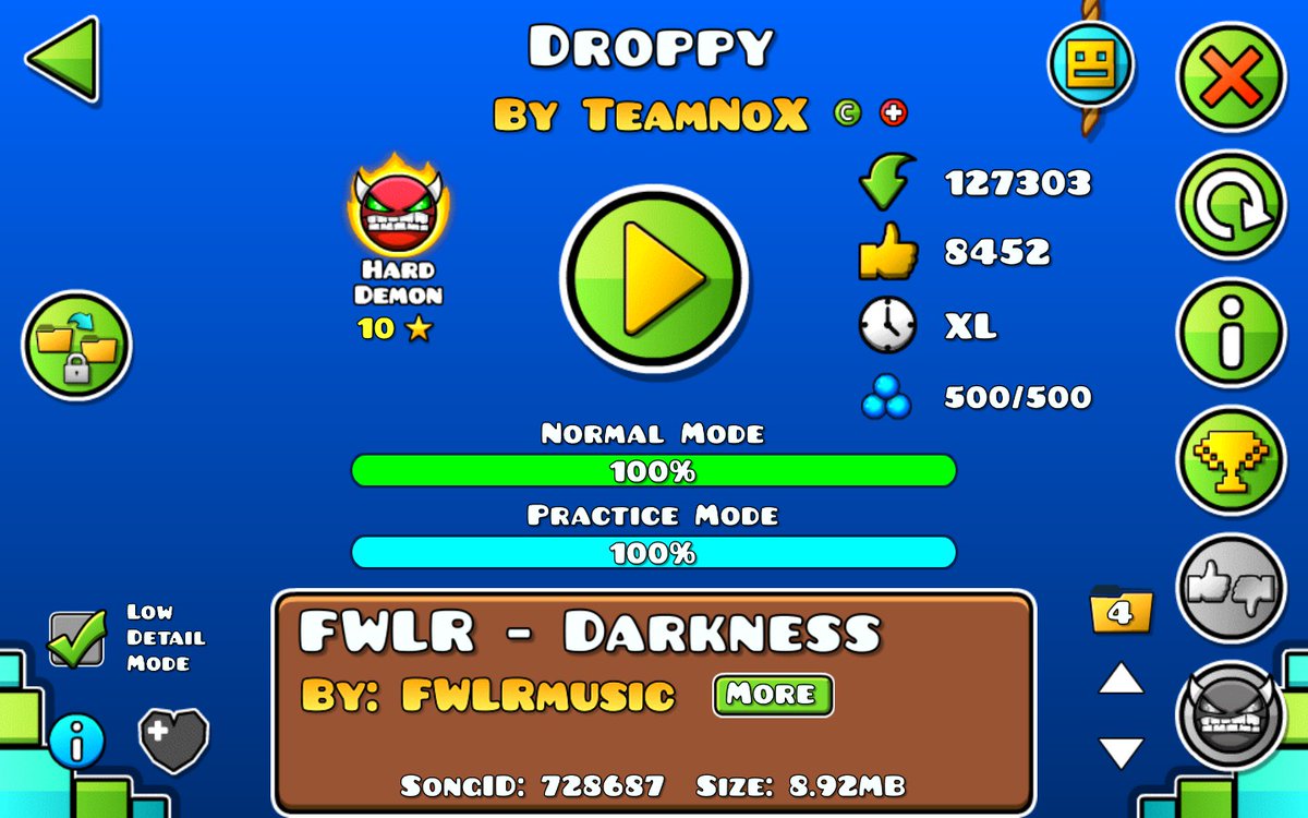 Kyleth3Designer's tweet photo. My new hardest! Lets go!!!
#GeometryDash #Droppy #GeometryDashPlayer https://t.co/yTBCae34zd