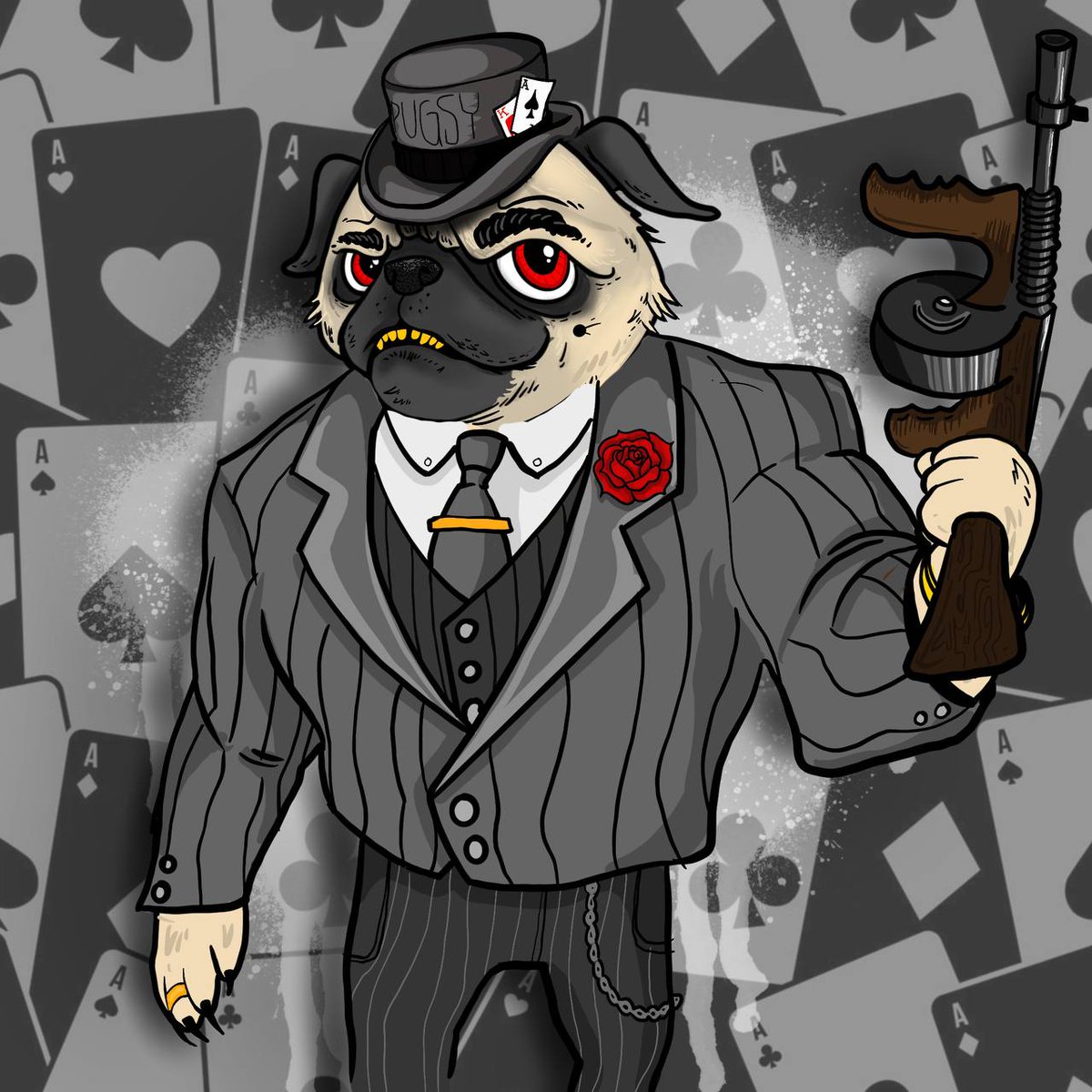 RaisePokerAllIn's tweet photo. Do you love utility #NFTcollections ?

The 1st series of #pugsymalone NFT's are ready to be released!

Holders of this collection will have exclusive access to our NFT #poker freeroll tournaments and prizes of $500-$2000+

Join our discord: https://t.co/EAxixnuYtj
#cryptotrading https://t.co/Uovq5KbTnx