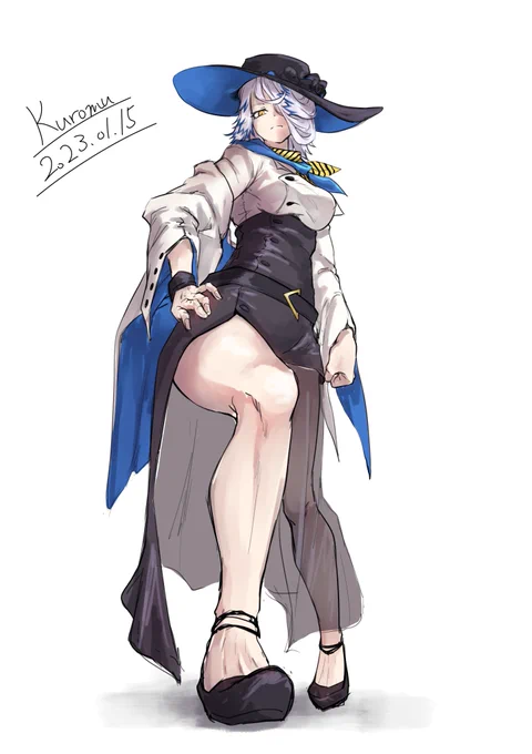 オーキッド(+10min) #アークナイツ版深夜の真剣お絵かき60分一本勝負 