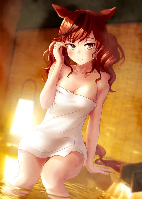~ネイチャと行く温泉旅行~その5「はぁ～、めっちゃいいお湯だよ」#ウマ娘プリティーダービー #ウマ娘 #ナイスネイチャ 