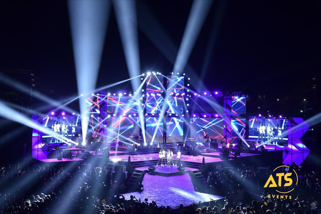 iamurrick's tweet image. @atsevents_ug deserve a credit for this job well done ! This event made history 🔥🔥🔥 #stage #lighting #SpiceDianaConcert