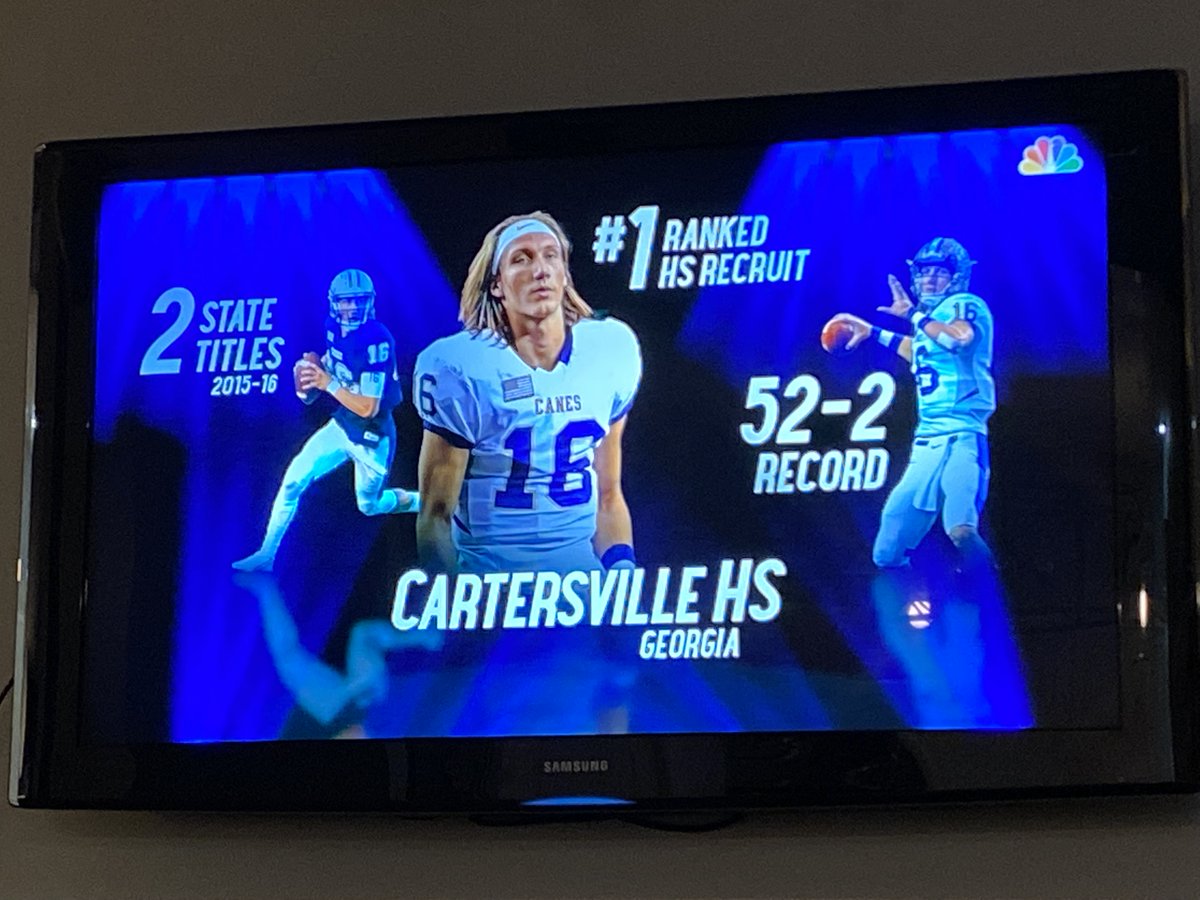 Wow!  What a 2nd half. Graphic posted by <a href="/NBCSports/">NBC Sports</a> of former <a href="/CHSHurricaneFB/">CartersvilleFootball</a> QB Trevor Lawrence leading 27-point comeback to win AFC Wildcard 31-30 Jaguars over Chargers! 👍<a href="/snapphound/">Snapphound</a>.