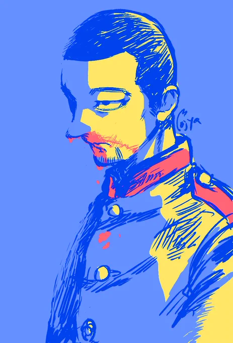 絵を彩度100にするアレ色ついているのがあまりなかったけど、ほぅ、これは、あまり変わらないのもあるけど、これはこれで 