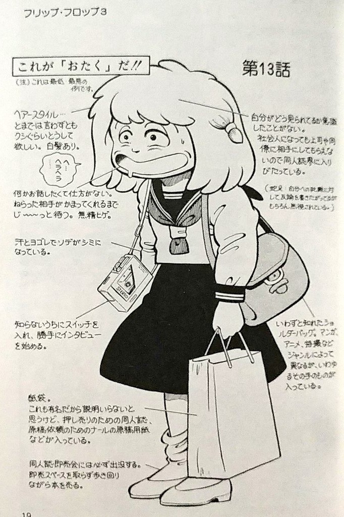 谷口敬「フリップ・フロップ」より～いにしえのオタク像 