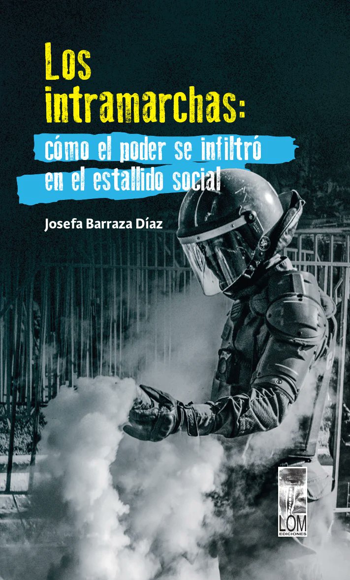 [SORTEO] Comparte este tweet y estarás participando por un ejemplar de "Los Intramarchas: Cómo el Poder se Infiltró en el Estallido Social" de la periodista de investigación <a href="/masterjosefa/">Josefa Barraza</a>. Libro ya en su segunda edición. Gentileza de @LomEdiciones.
