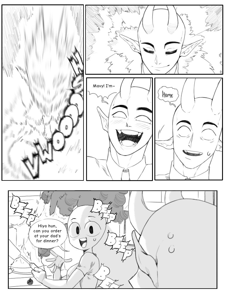 First 4 pages of my nsfw comic (coming soon in Gumroad ♡) 