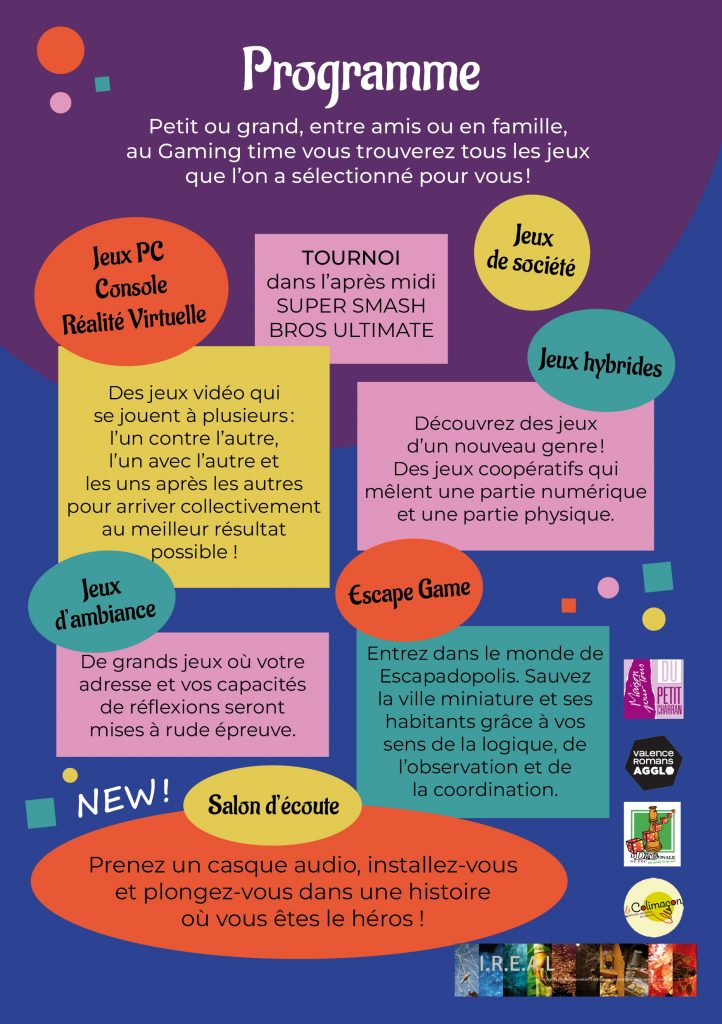 3e Gaming Time, venez jouer !
#j2s #boardgames