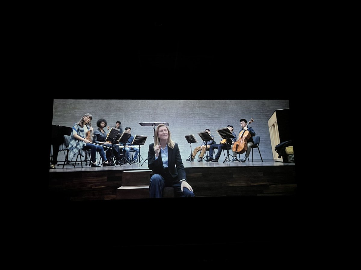 #Tár with #CateBlanchett! brilliant with Mahler in a spotlight!