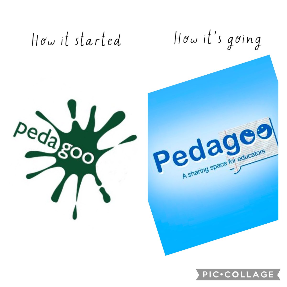 What’s <a href="/Pedagoo/">Pedagoo</a>?
A sharing space for educators. A community, a weekly hashtag and occasional in person events
🤯 We joined Twitter in 2011, in 2023 we’ve over 37K followers
🤗 New logo, same vibe #ForTeachersByTeachers #LearningMatters #SharingMatters
