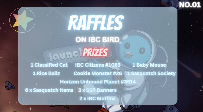 Peanut_the_'s tweet photo. Let's help @IBC_Birds and @forestYYY___ to boost their mint for the new year! I have made a 20 prizes raffle, each new mints will be counted as 1 join! The more you mint the higher chance you get! All prizes are coming from my wallet so hope everyone can support me and the birds! https://t.co/T4YAFdgyZl