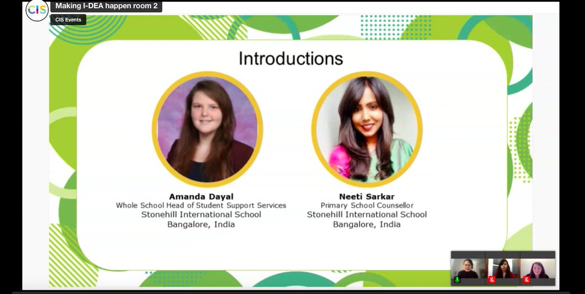 neeti_sarkar's tweet image. What a fantastic start to 2023! Blessed to have had the opportunity to present with @AmandaDayal for @CISEducation what we at @Stonehill_SIS are doing to make I-DEA (Inclusion via Diversity, Equity, and Anti-Racism) a part of who we are. 
#SISlearns