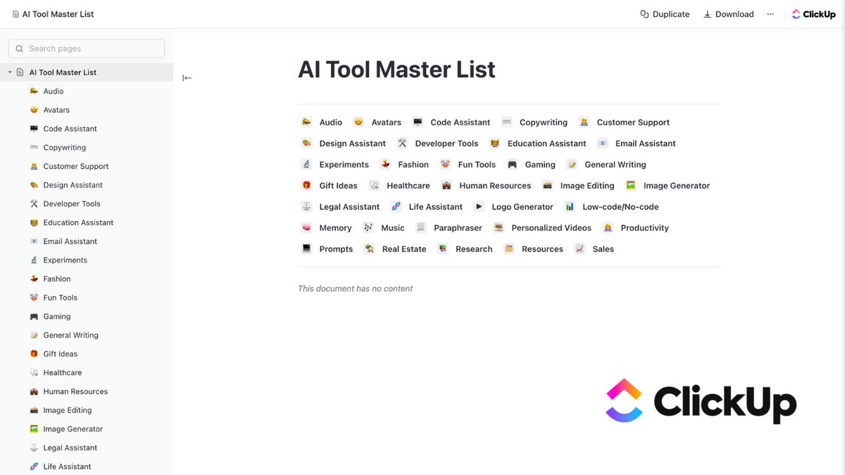 Everyone’s talking about ChatGPT. But 90% of you are missing out on the AI revolution. So I compiled a 600+ AI tool master list. And for the next 24 hours, it's free! To get it, just: 1. Follow me @agarwal__gaurav 2. RT this tweet 3. Reply 'AI'