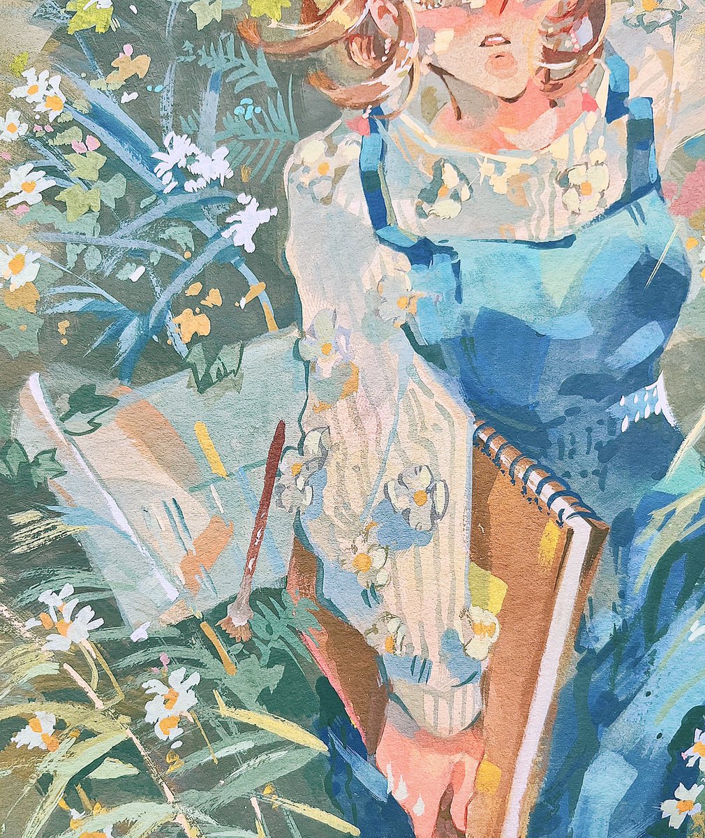 「WIP baby daisies  」|Kil @ NEW ZINE RELEASE 💪🎊のイラスト