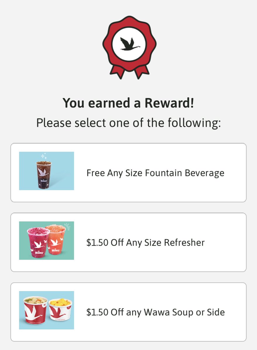 genojr1's tweet photo. @Wawa you keep telling us “Your next cup could be free” by using the app.  Yet when it comes to the rewards, there is no coffee (happened multiple times).  That’s deceiving, and not fair to your customers. https://t.co/eMYxsxw8ps