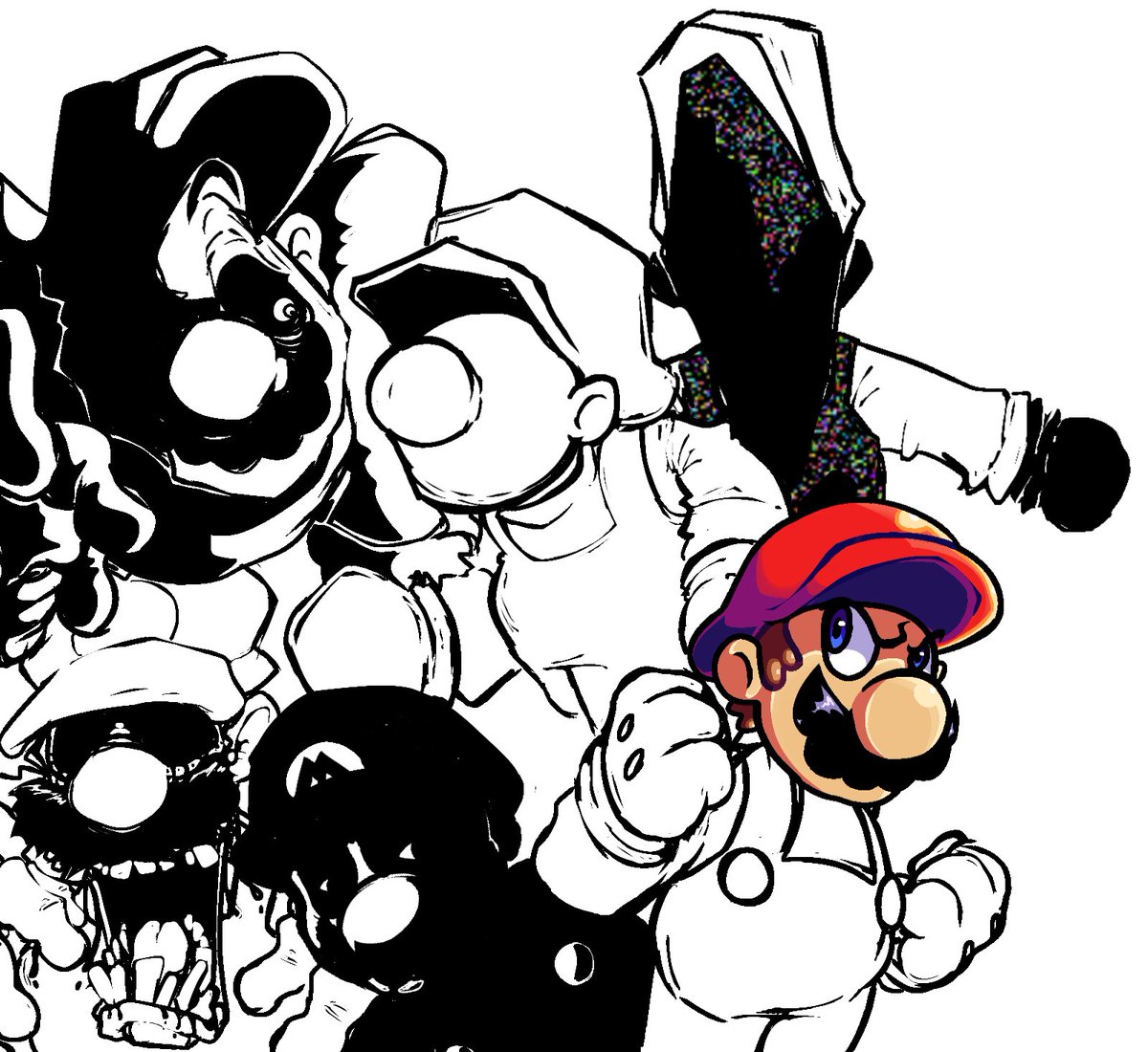 BOB on Twitter "Super Mario 64 creepypasta Wip"