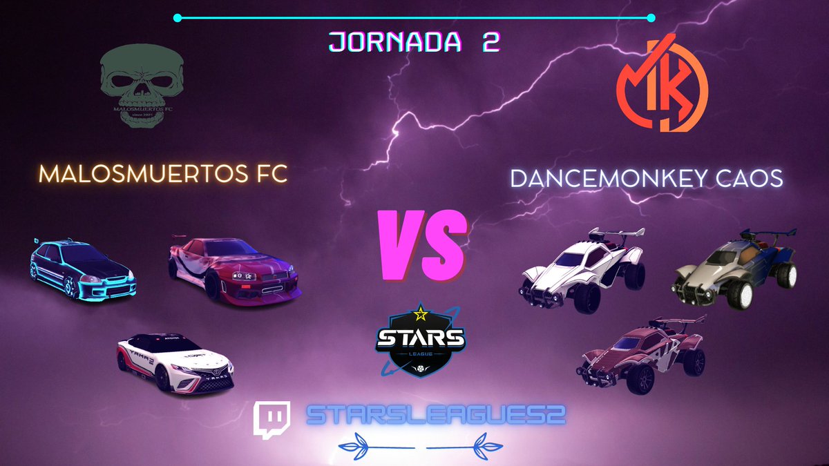 ⭐Hoy a las 18:00  <a href="/malosmuertosfc/">MalosMuertos eSports</a> vs <a href="/DMKeSports/">𝗗𝗠𝗞 𝗲𝗦𝗽𝗼𝗿𝘁𝘀</a>
Podréis verlo en twitch.tv/starsleagues2