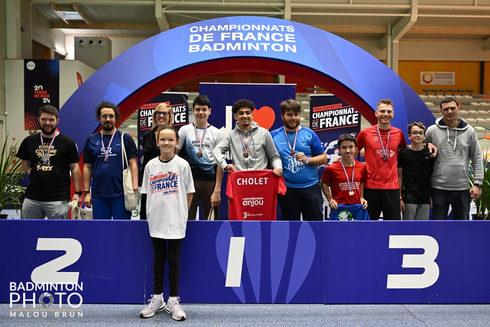 FFBaD's tweet photo. #FranceParabad2023 | Les nouveaux Champions de France 2023 sont titrés 🏆

Bravo à tous les joueurs, aux bénévoles et aux organisateurs 🙏

🔗 https://t.co/YLcqFC3sw1 https://t.co/BqysgvNk2S
