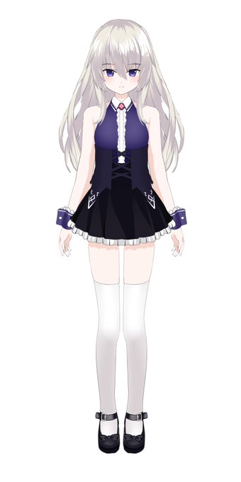 性癖を詰め込んだキャラデザ 