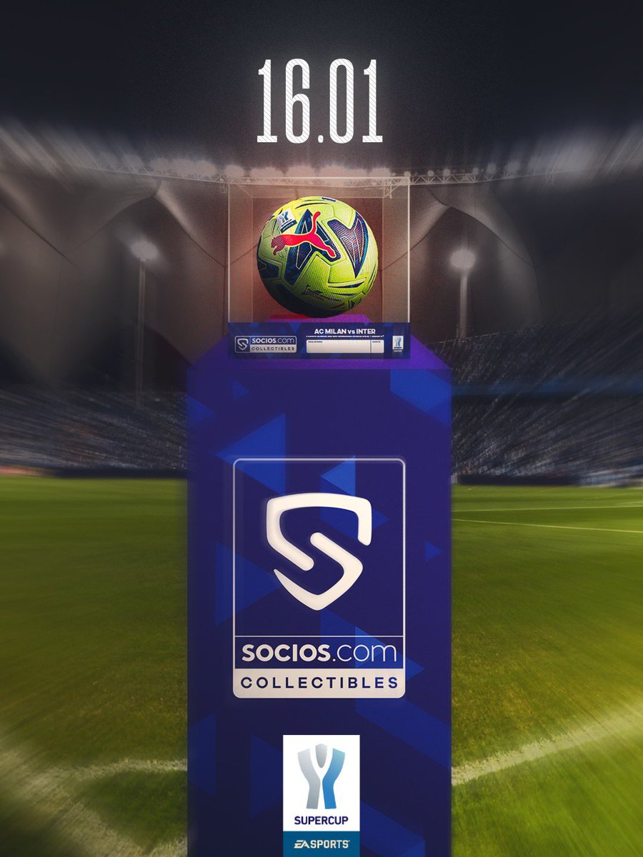 ⌛️⚽️…<a href="/SerieA/">Lega Serie A</a> 

16.01.23 | #SociosCollectibles ⚡<a href="/GameUsedCom/">GameUsed.Com</a> &amp; $CHZ