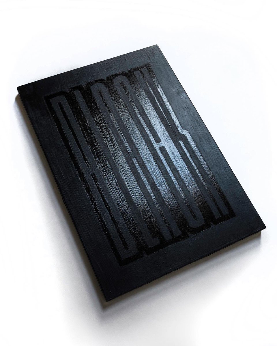 New work!

“Black on black on black”

Acrylic and varnish on timber