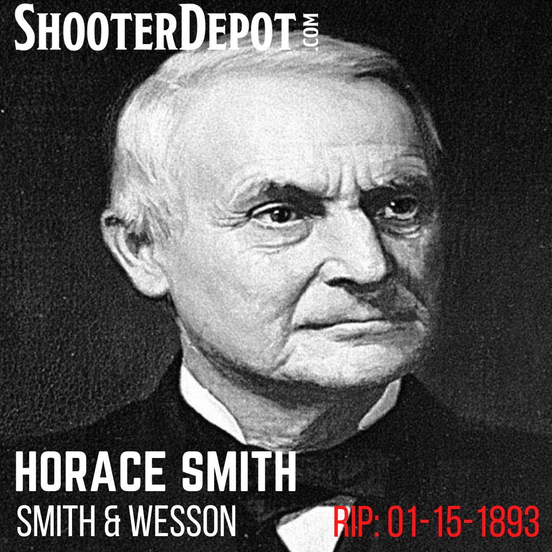 ShooterDepot's tweet photo. Horace Smith
RIP: 01/15/1893
Horace Smith was an American gunsmith, inventor, and businessman. He and his business partner Daniel B. Wesson formed the Smith & Wesson firearms company.
#ammo #ammunition #guns #gun #shooterdepot #smithand wesson https://t.co/QH0yoO8PSE