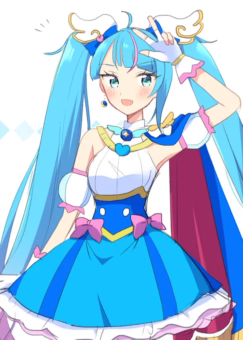 キュアスカイちゃん、キャラデザがとっても好み‥‥ 