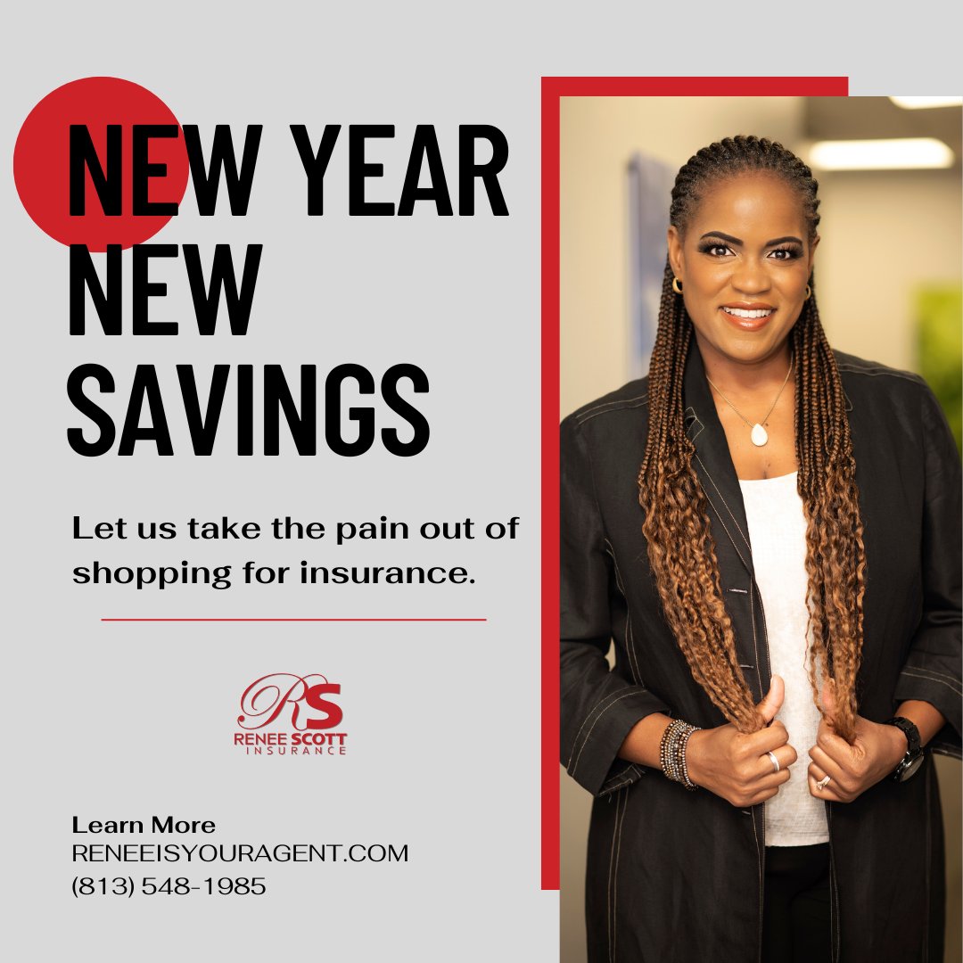 It might be a new year, but we are still the same insurance agency committed to saving you money. Give us a call today.
#insuranceagency #independentagent #floridainsurance #georgiainsurance #blackownedbusiness #femaleownedbusiness
