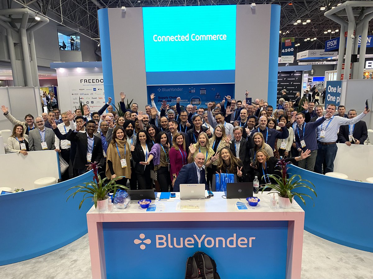The Blue Yonder team is ready for #NRF2023. Will we see you here?