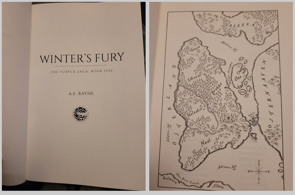 When you start a new book and it has a map of the world you're entering 😯 #wintersfury #NewBook #firstoneof2023