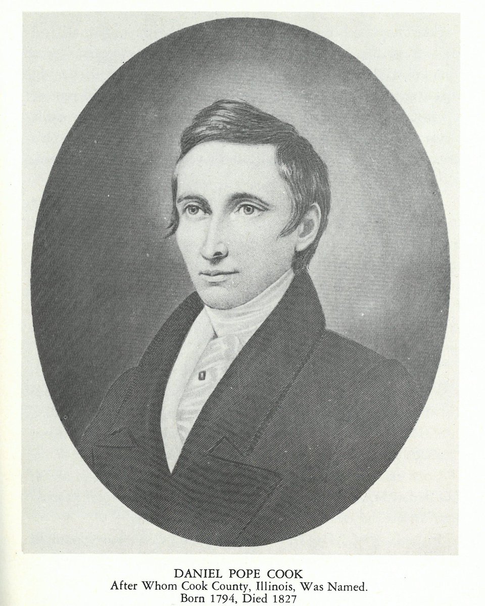 HAPPY 192nd BIRTHDAY  <a href="/cookcountygov/">Cook County Government</a>! Illinois Legislature created Cook in 1831, named for Atty General and Congressman Daniel Pope Cook, who fought for free-state statehood. Cook was born in KY and never visited Cook County, having died four years earlier.
