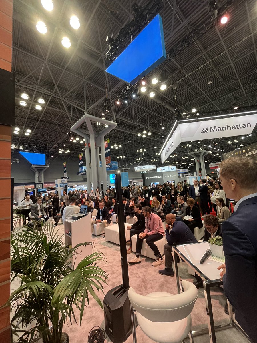 Full house here for the #Puma and <a href="/mentionmeshare/">Mention Me</a> sessions at #NRF2023 #sap booth 4323