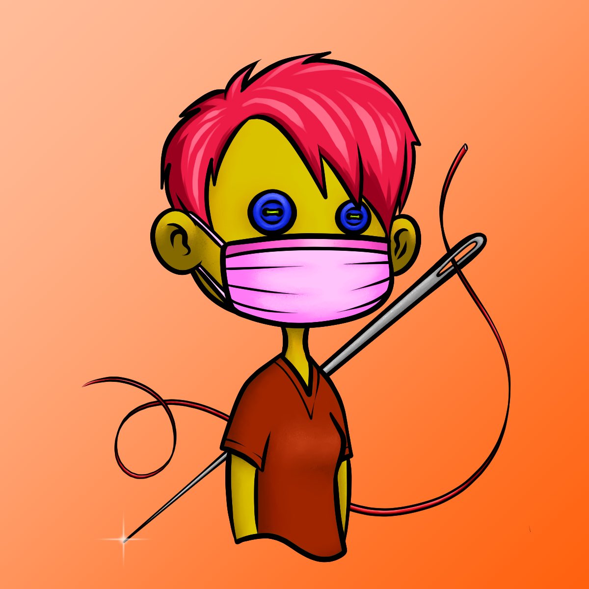 ironhand89's tweet image. One of my #CNFT moments from 2022 was when I rejoined @MaskedOnButtons and got myself one of the only 100 OGs!