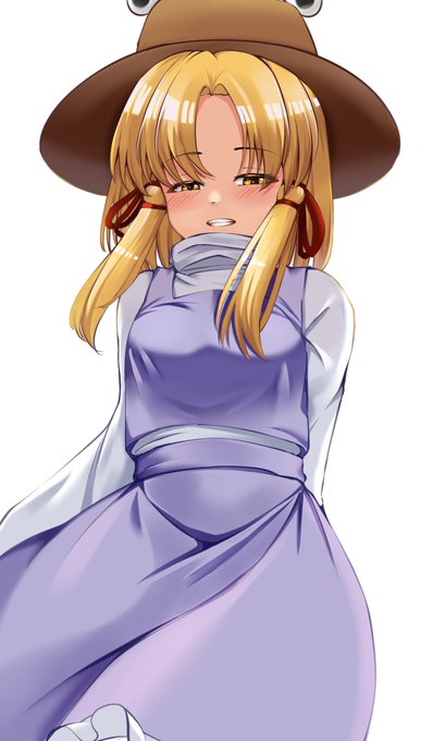 サクカ用に描いた諏訪子様全体絵 