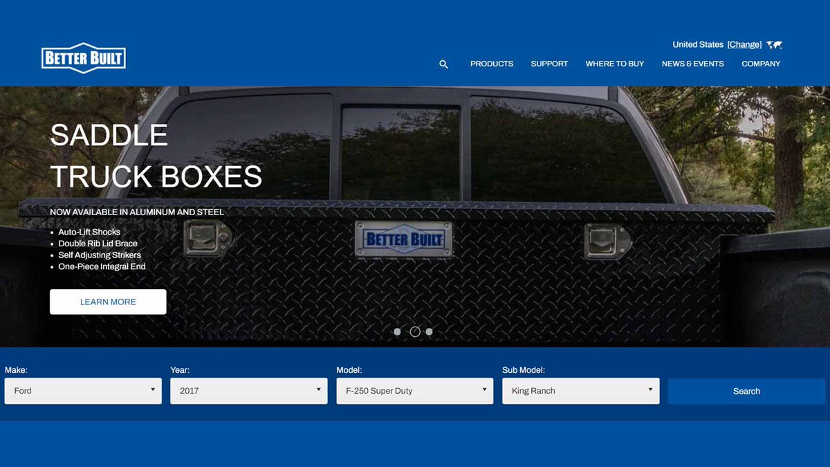 LifeBetterBuilt's tweet image. Find the perfect #BETTERBUILT #truckbox or #transfertank that fits your truck! Simply select your vehicle's Year, Make, Model, and Sub Model to know which products will fit! TRY IT NOW: bit.ly/3GVRqP8