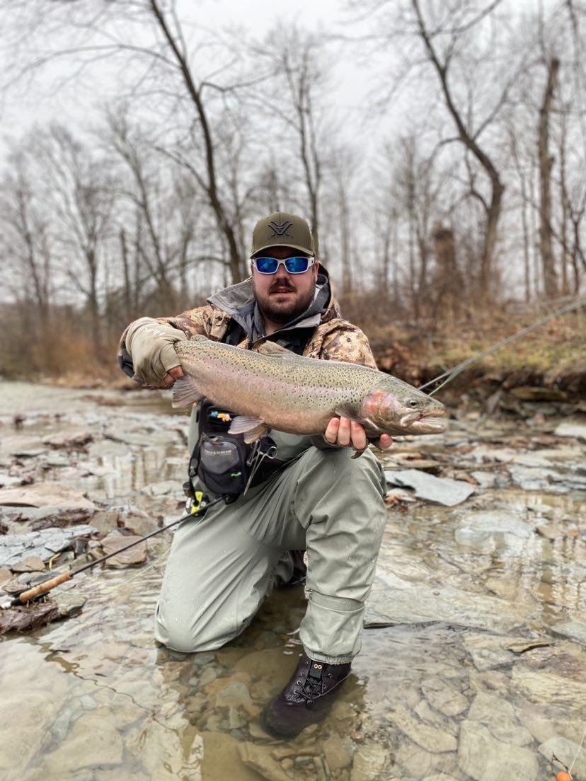 paboyzoutdoors1's tweet photo. Staffer @brendonstamm was chasing chrome up in the Erie tribs over the weekend and landed this beauty!
#steelhead #steelheadfishing #chrome #chasingchrome #flyfishing #erietribs #paboyz #paboysoutdoors #whatgetsyououtdoors https://t.co/ciq8fQg8IJ