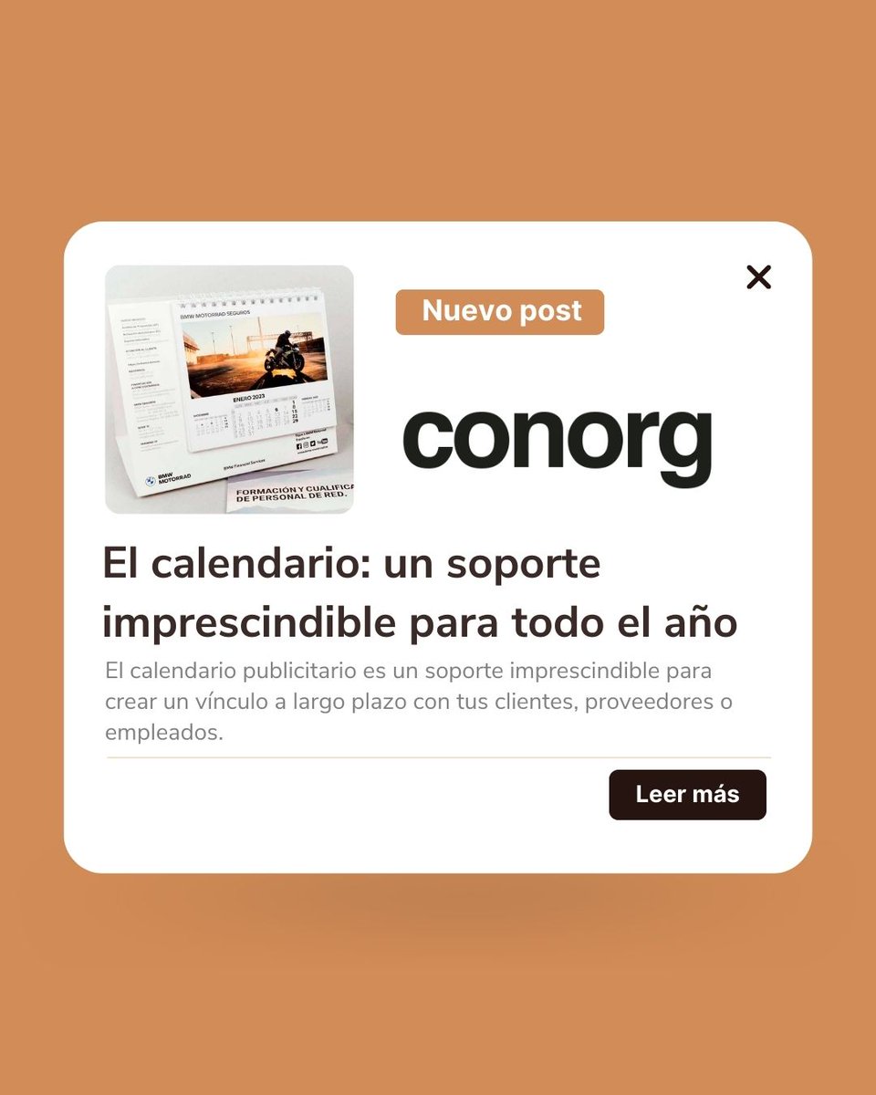 conorg_net's tweet photo. Para los amantes de la organización, te contamos todo lo que debes saber a cerca de los calendarios. Un soporte imprescindible para todo el año.
.
.
#Conorg #Imprenta #Consultoriacreativa #Blog #Calendario #2023 https://t.co/2P5er1dY6O