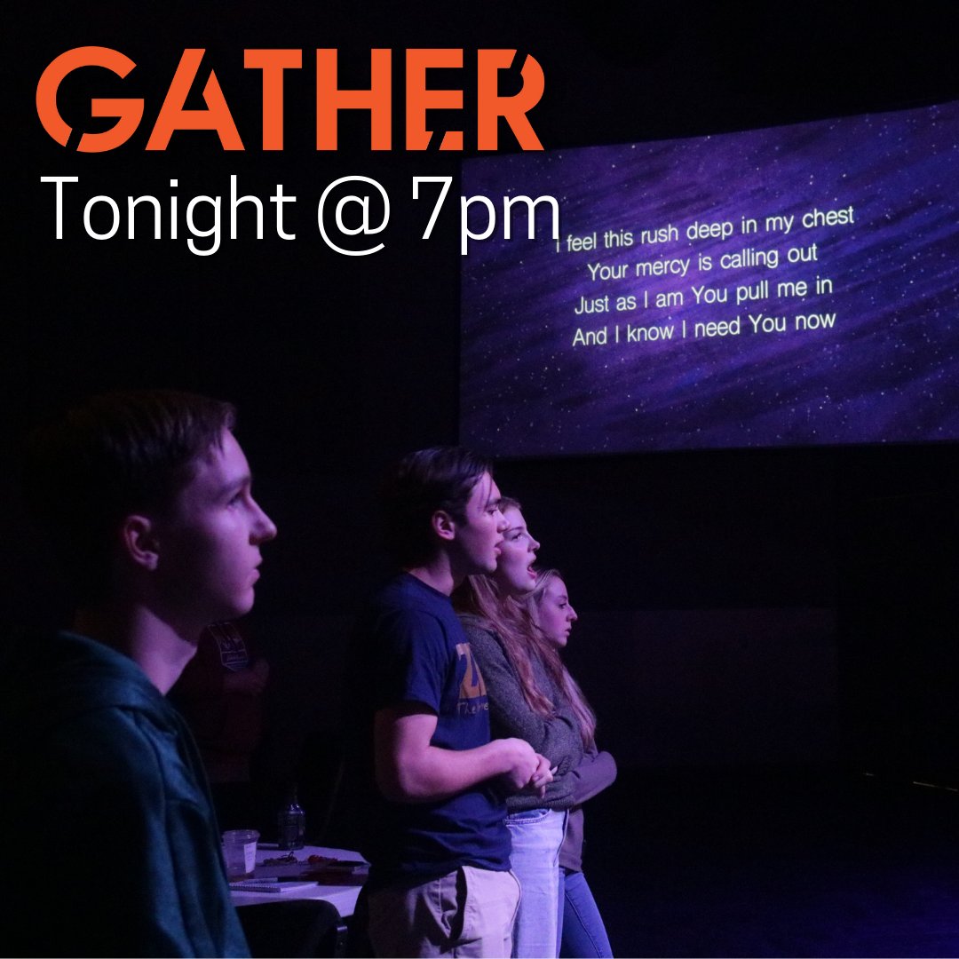 redemptionyth's tweet image. WE'RE BACK! High Schoolers, don't forget that Gather starts again tonight at 7 pm! We'll see you tonight! And Invite a friend!