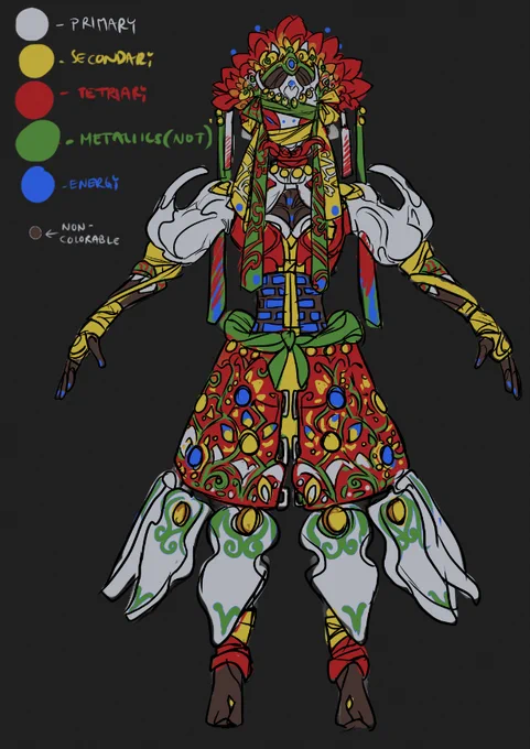 any #tennogen artist who'd like to collaborate on this Slavic-inspired Gyre?  