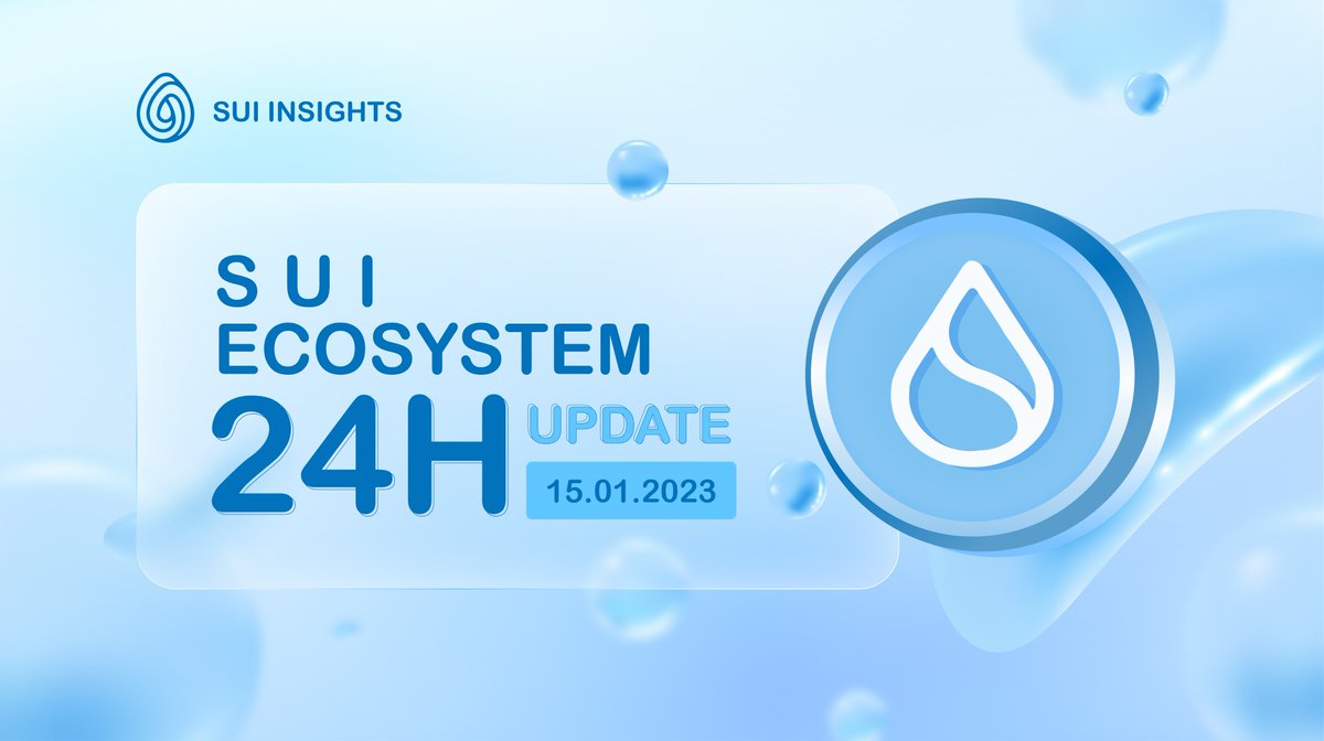 SuiInsights's tweet photo. ☀️ Sui Ecosystem 24H RECAP | 15/01/2023☀️ 

🔥 Like &amp; Retweet to support us! 🔥

#Sui #SuiInsights #SuiEcosystem #LFM https://t.co/E83z0IauCY
