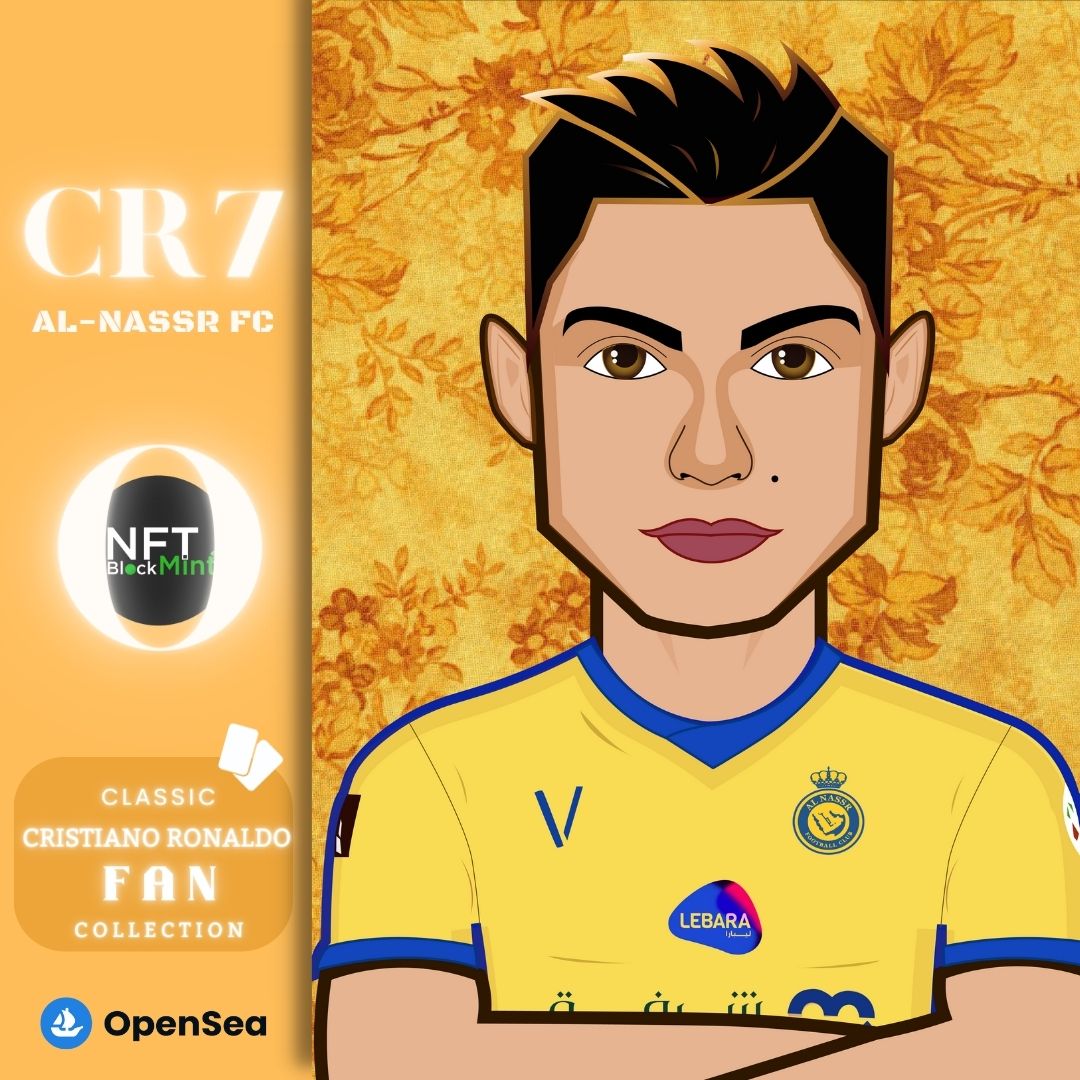 🔸NFT Mint : Cristiano Ronaldo at Al-Nassr FC
🔸Now available at <a href="/opensea/">OpenSea</a>

🔗Grab them here :  opensea.io/assets/matic/0…

#CristianoRonaldoNFT #NFTartwork #NFTblockmint #NFTCommunity #CR7family <a href="/AlNassrFC_EN/">AlNassr FC</a>