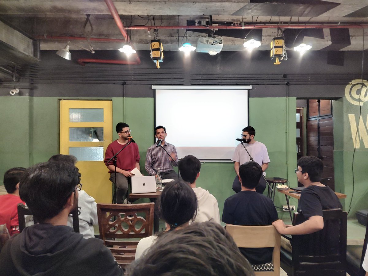 I_SouvikNath's tweet photo. @kunalashah @mith_m positively lovely meeting and hearing you guys again. Hope you host another online or offline session soon with @iamsoumilaroraa and @f1statsguru. Cheers and have a safe flight, Kunal and Mithila. #f1pitstop https://t.co/QUupq7svAw