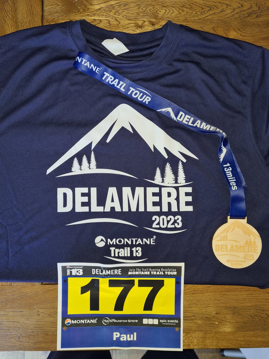 Paul162's tweet photo. Delamere trail half marathon done,hilly and muddy, great fun, well done to everyone running today, thanks to ITC for all the support 👏👏👍🔴⚫️ https://t.co/3Hpg6WrIWb