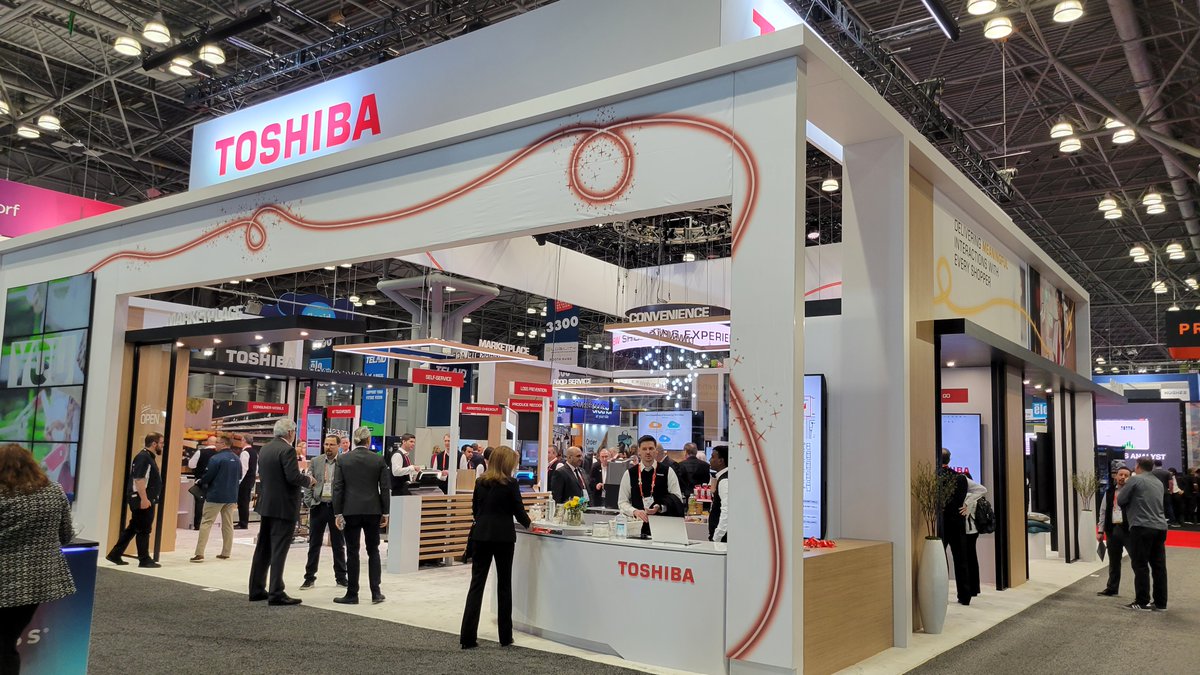 ToshibaCommerce's tweet photo. So excited to be here in person at #NRF2023! Stop by booth #3323 to see us and and learn all the ways we are #YOUnifyingExperiences with retailers! https://t.co/I58WudBDFE
