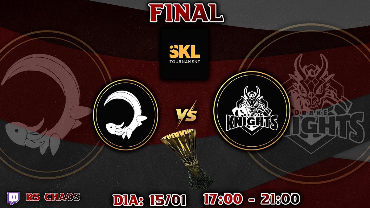 R5Chaos's tweet photo. Despues de una Semi-Final de la @SKL_League  bastante bonita hoy nos toca la final con los Ajolotes contra los guerreros dragones.

Quien se llevara esta final?

Para saberlo entra a nuestro stream.

https://t.co/OK9eS9Bbo9 https://t.co/95p2wpVzzn