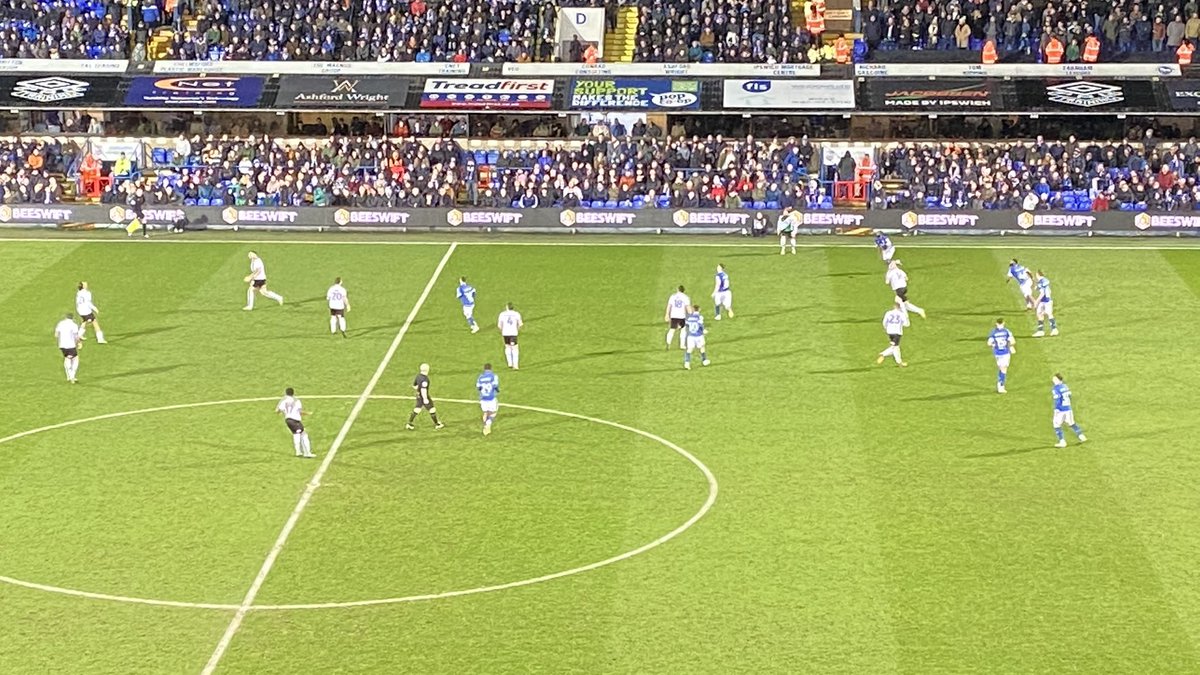 haveyouany's tweet photo. @edsheeran Good game, both teams attacked well. Great atmosphere at Portman Road. https://t.co/MxCAEI09HM