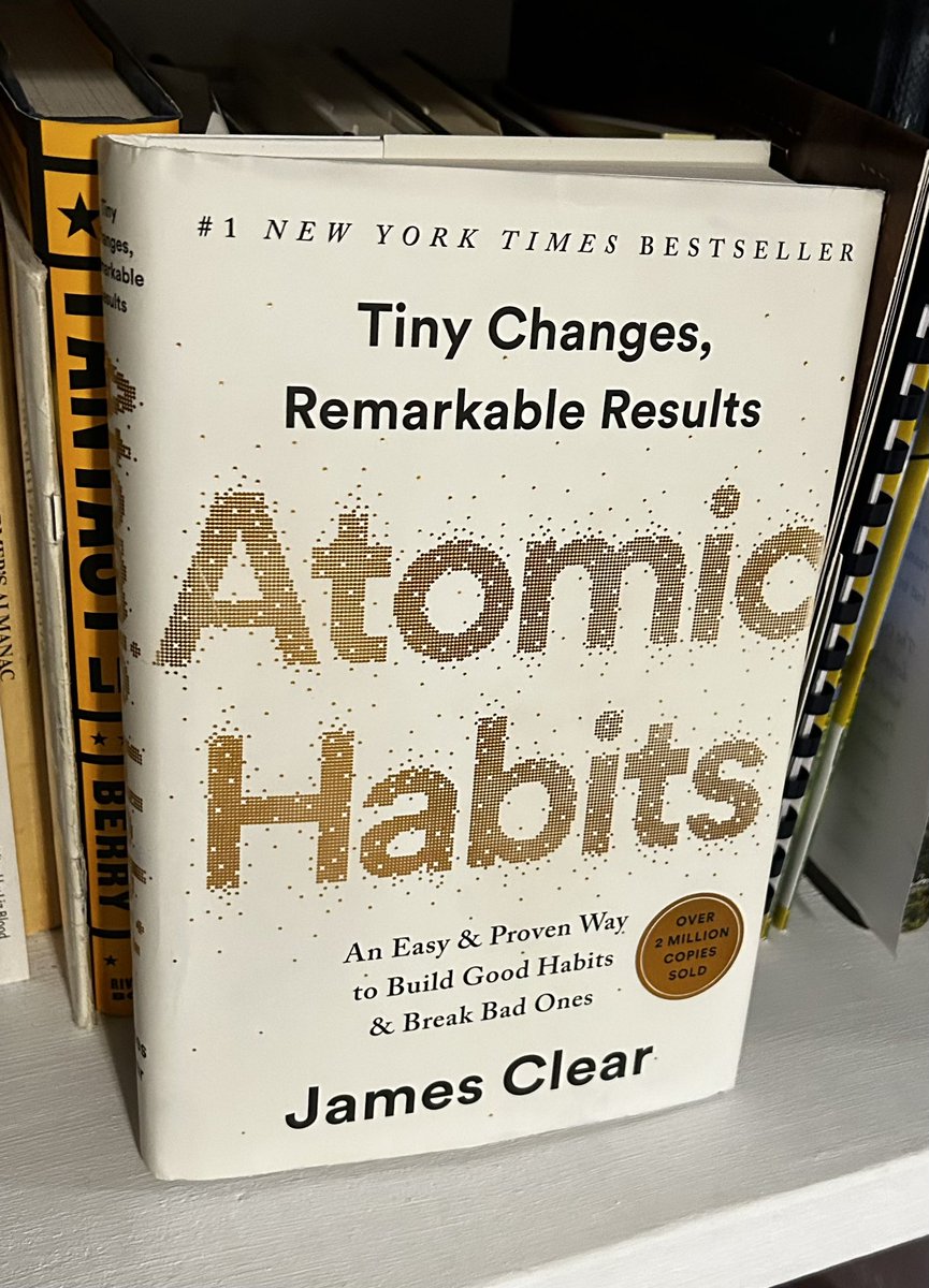 If you’re looking to make those New Year’s resolution stick, this book by <a href="/JamesClear/">James Clear</a> would be a great place to start. Definitely glad I picked this as my first book for 2023 <a href="/goodreads/">Goodreads</a> #reading #selfimprovement