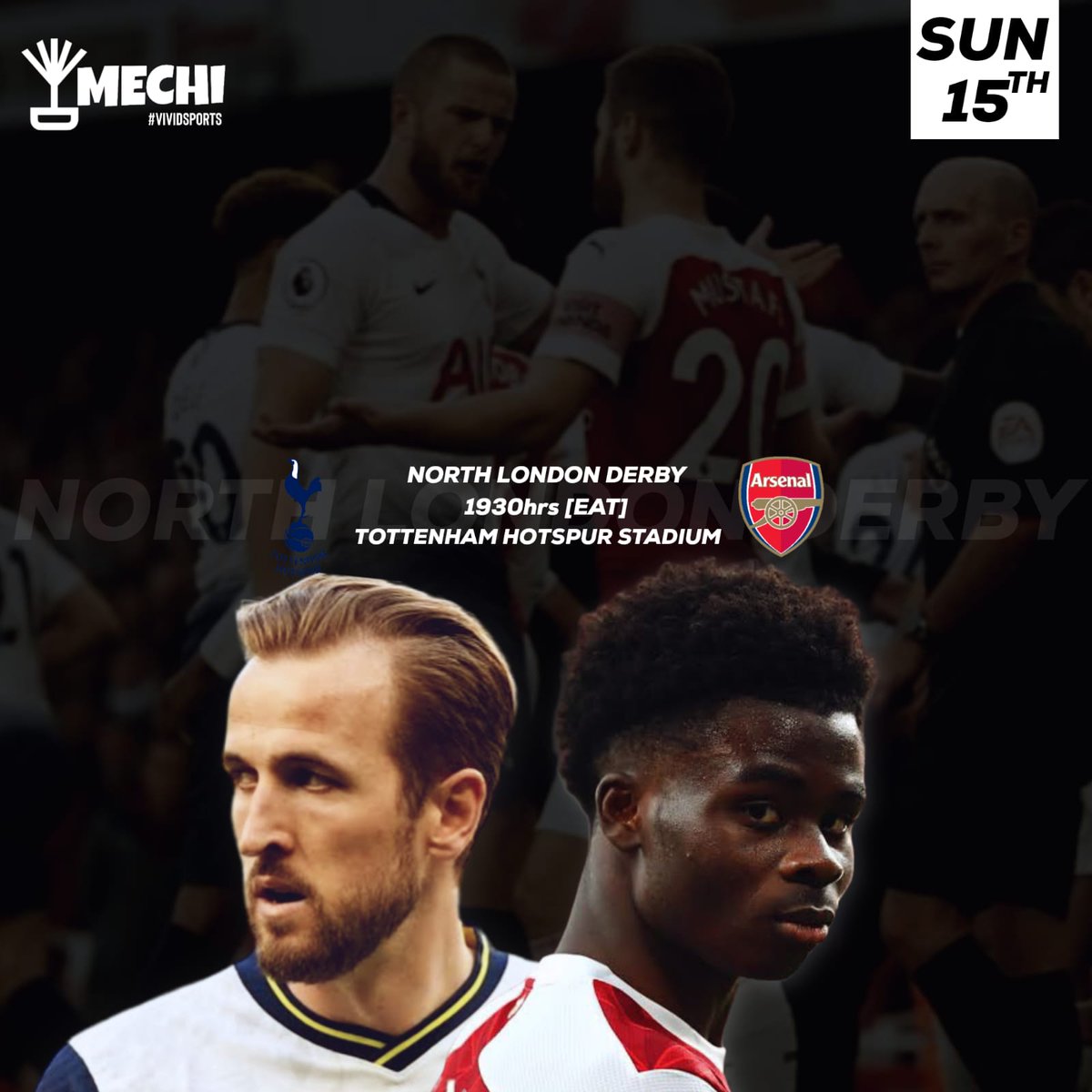amosandjosh's tweet photo. Who are you voting for is it @SpursOficiall or @Arsenal #NorthLondonDerby 
#arsenal 
#TOTARS 
#VIVIDMECHI
#TVBYVIVID https://t.co/80eKgQE6sK