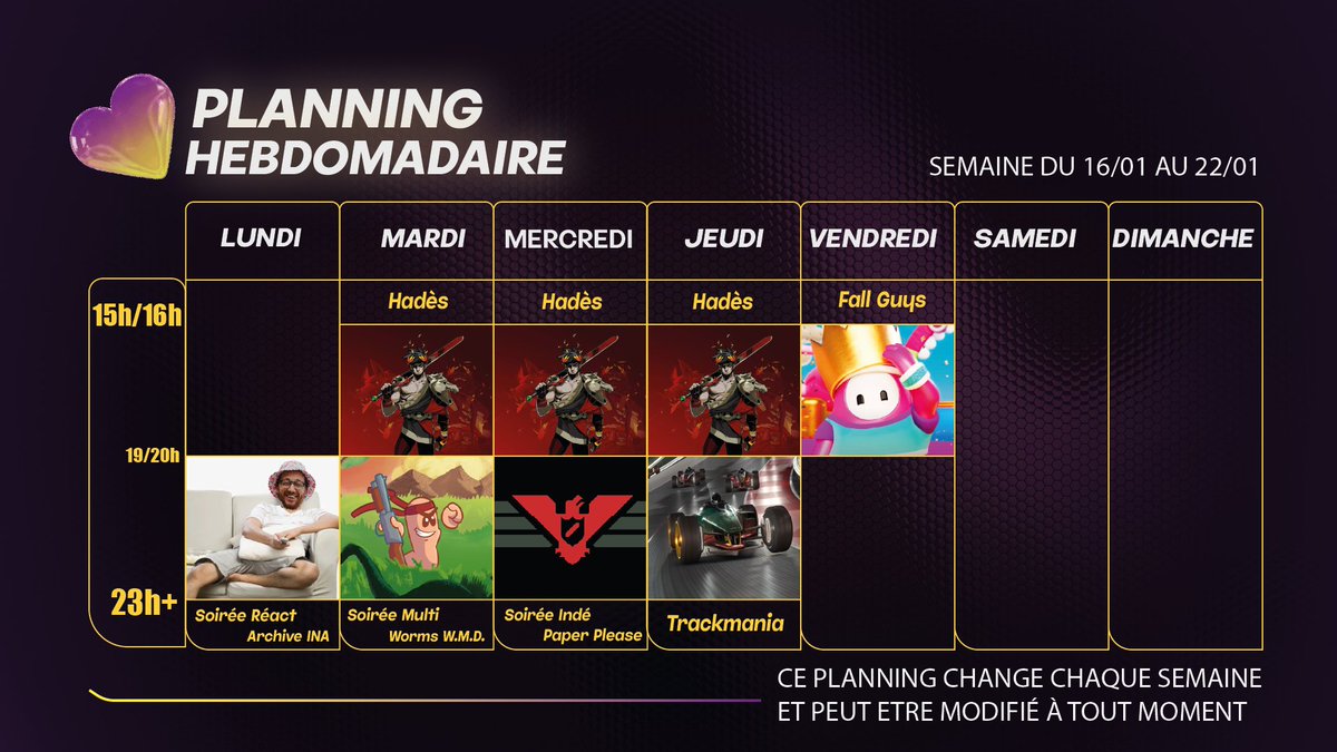 HiBillyICanFly's tweet image. -Mercredi soir, on découvre #PaperPlease pendant la Soirée Indé, un jeux de diktateur ou pas, on verra où se situe notre morale 👀

-Jeudi soir, on part sur #Trackmania avec le SuperRoyal et on voit ensuite 🏅