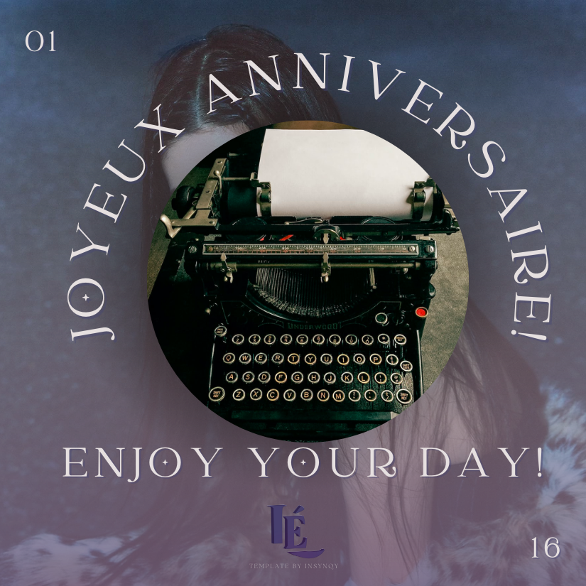 ㅤ
 
          ㅤJOYEUX ANNIVERSAIRE! ·˚ ༘

To one of the latest additions to our humble guild, we would like to greet the talented and beautiful Creative Specialist, Briar (@meIanchoIeiai), with a happy birthday! Thank you for finding a home with us! Enjoy this day!

ㅤ