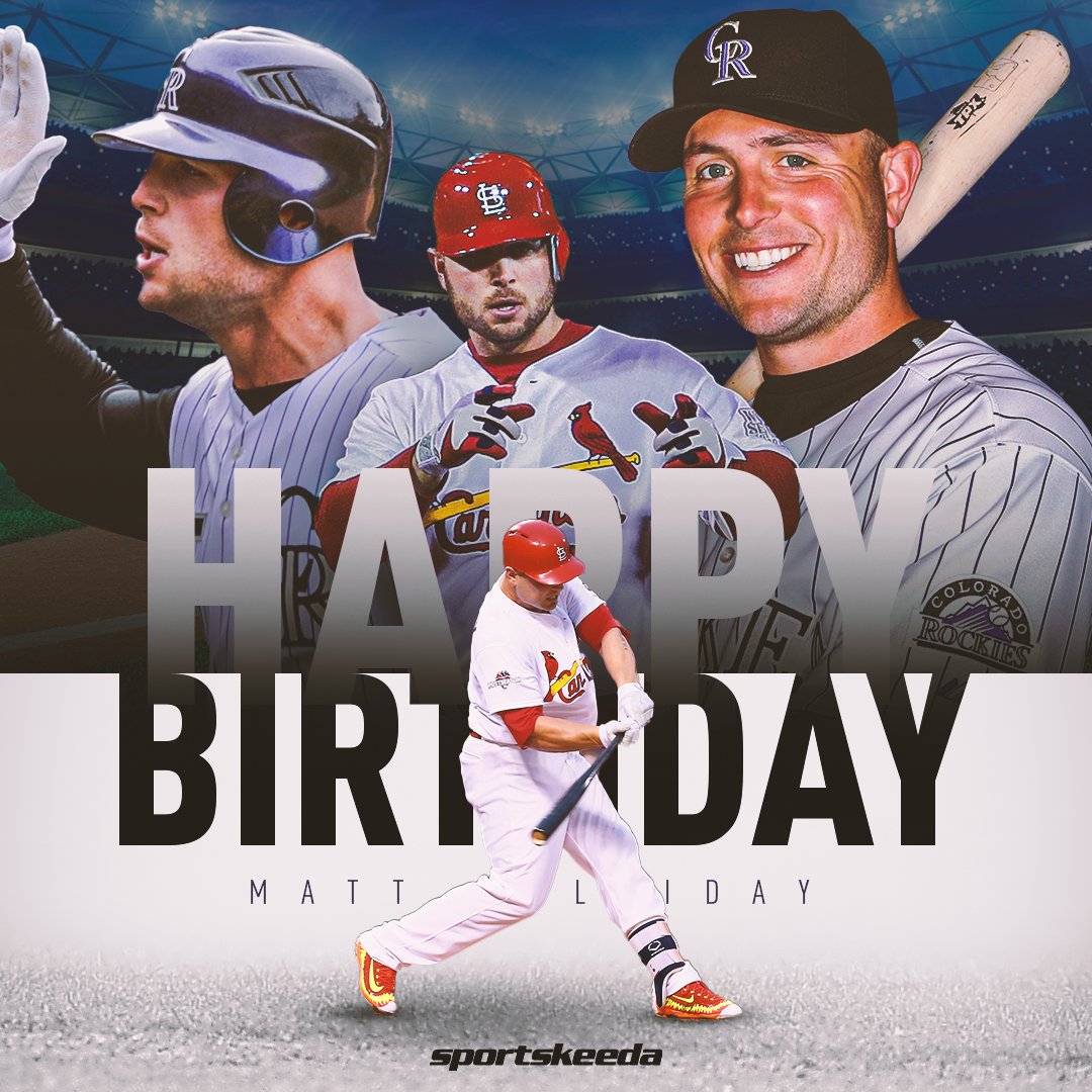 Happy 43 Birthday to Matt Holliday 7x All-Star 2011 World Series 4x Silver Slugger Batting Title NLCS MVP 